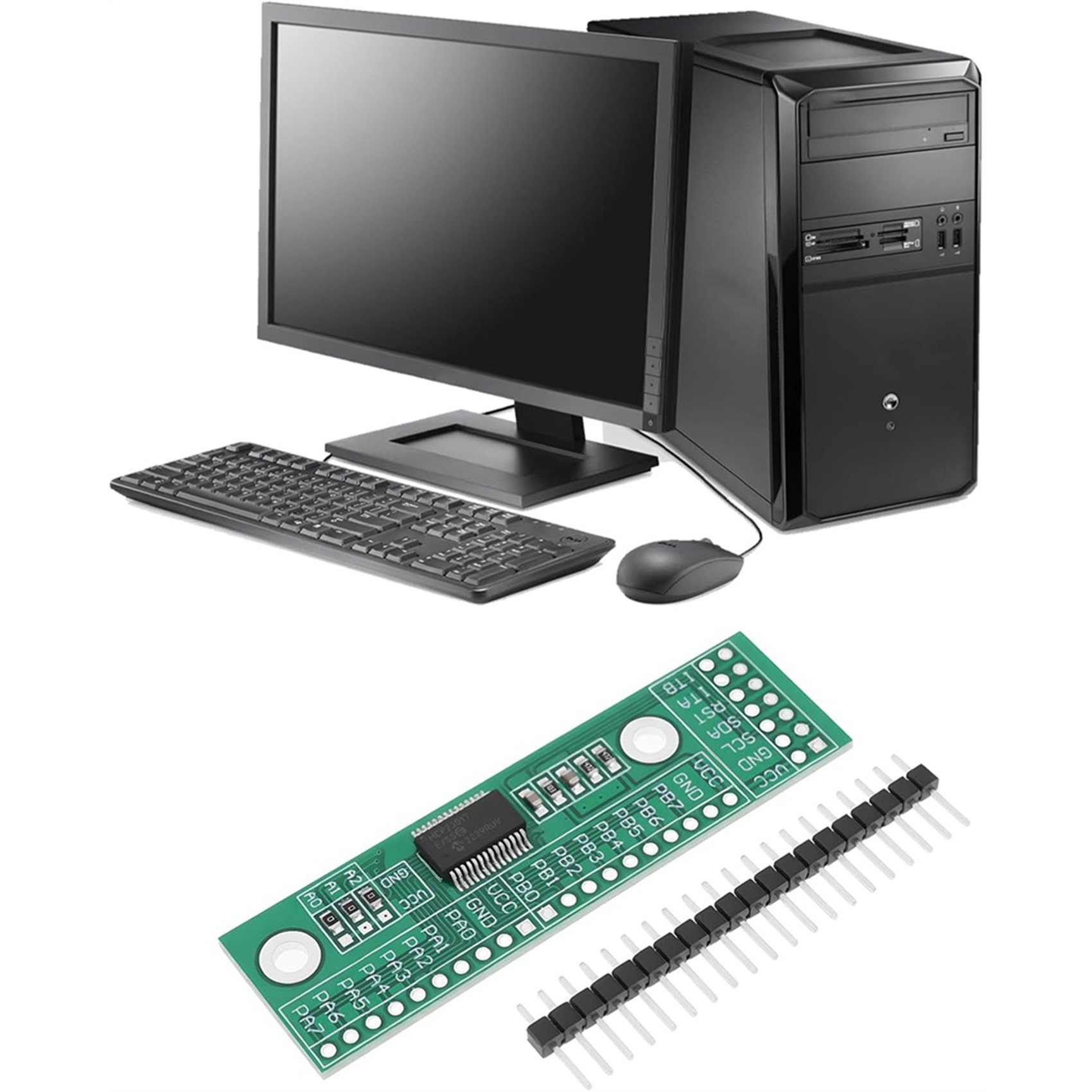 Board Game Io - 5X 16-Kanal IO-Erweiterungs-Pin-Modulplatine I2C-Schnittstelle IIC Eingang/Ausgang