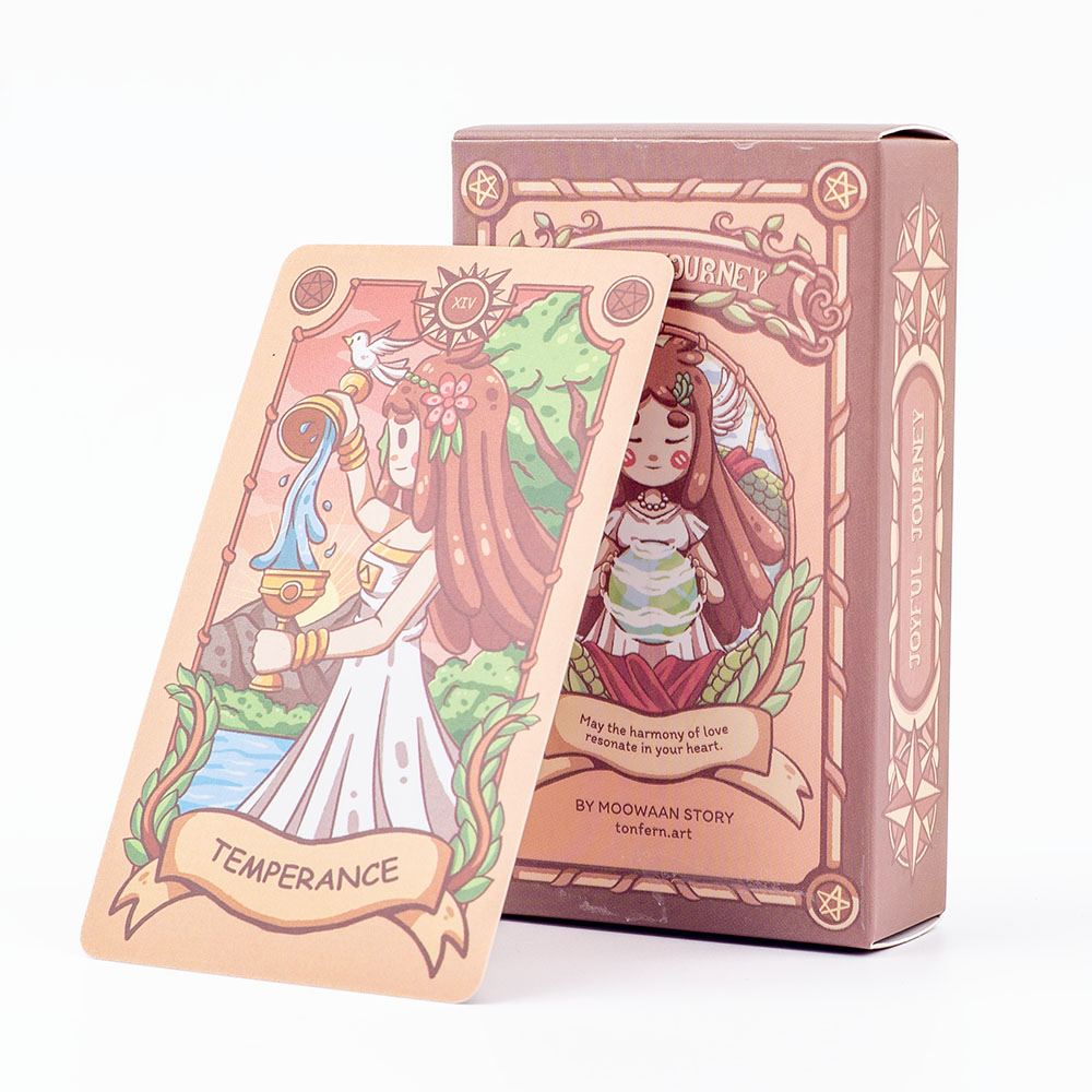 Board Game Illustrator - Joyful Journey Tarot Deck -78 Kartenbrettspiel