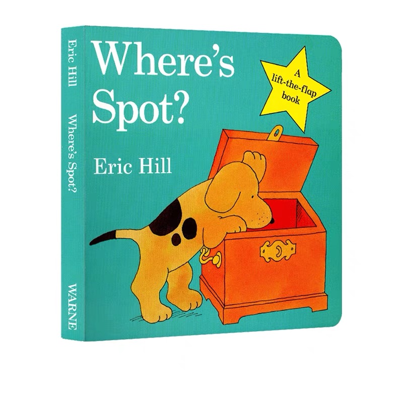 Board Game Book - Wo ist Spot? Lift-the-Flap-Kartonausstattbücher, interaktive Spielbücher,