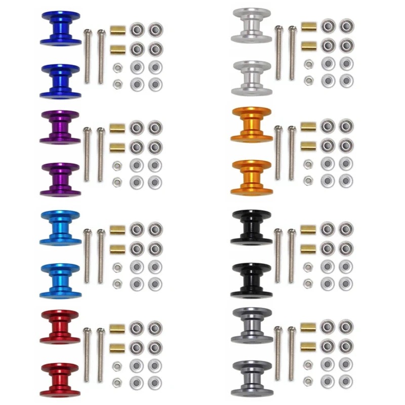 Tamiya Model Mini 4Wd - 2 Stück 12–13 mm Doppel-Führungsrolle 95423