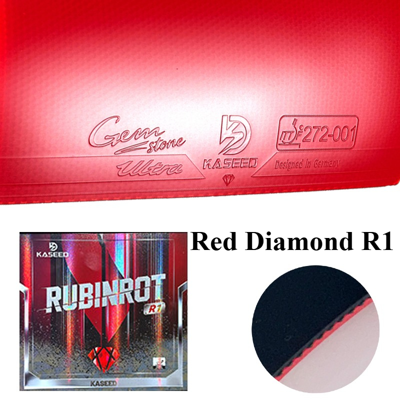 Board Game Table - KASEED Red Diamond R1 Tischtennisbelag mit
