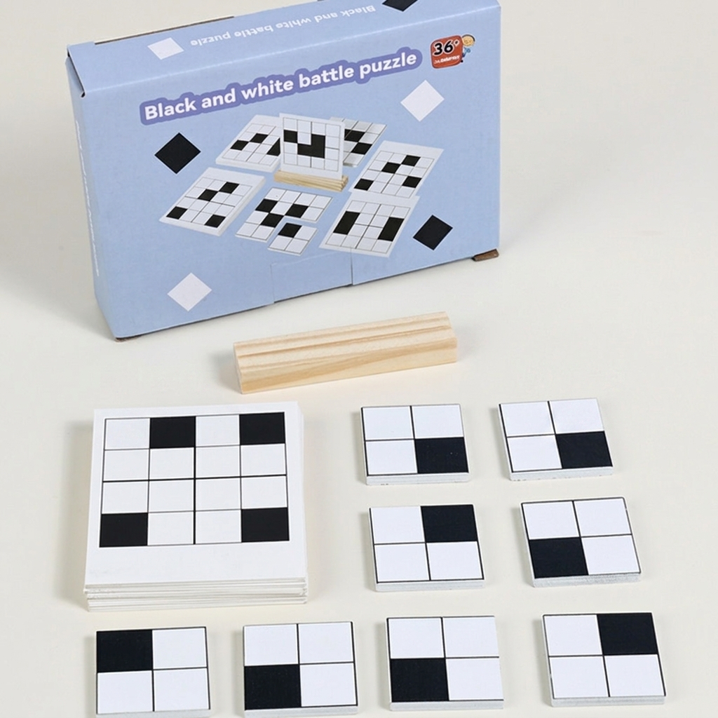 Board Game Quacks - Holz-Brettspiel Gehirntrainer-Puzzle für Kinder Lehrreiches Logik-Trainingsspielzeug