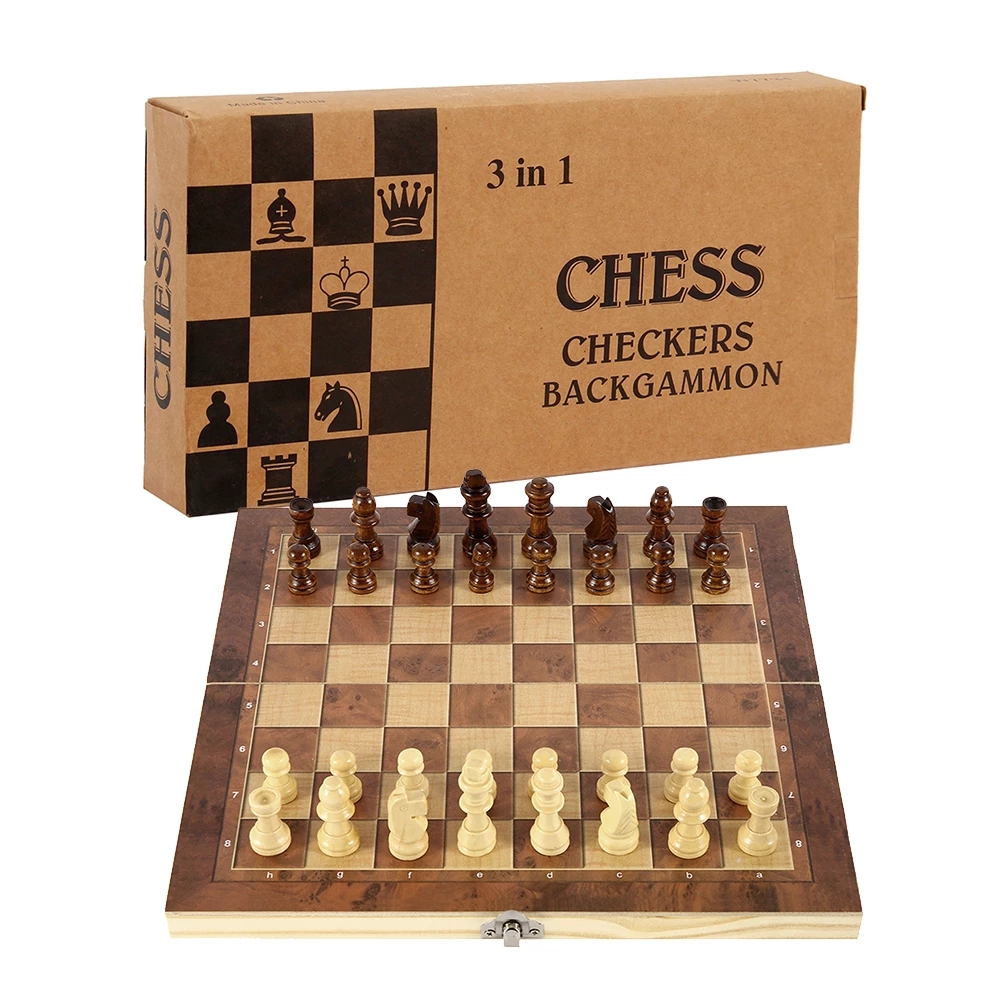 3-in-1-Schachbrett, klappbares – Board Game Quacks Bewertung und Preis