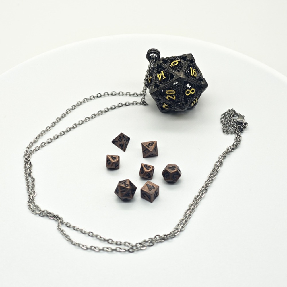 1 Set 20-seitige hohle Metallw – Board Game Io Bewertung und Preis