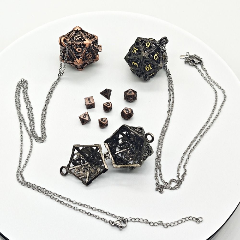 1 Set 20-seitige hohle Metallw – Board Game Io Bewertung und Preis