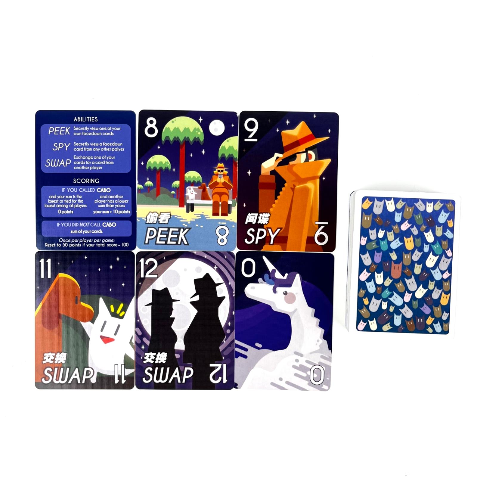 THE ELUSIVE UNICORN CABO Karte – Board Game Night Bewertung und Preis