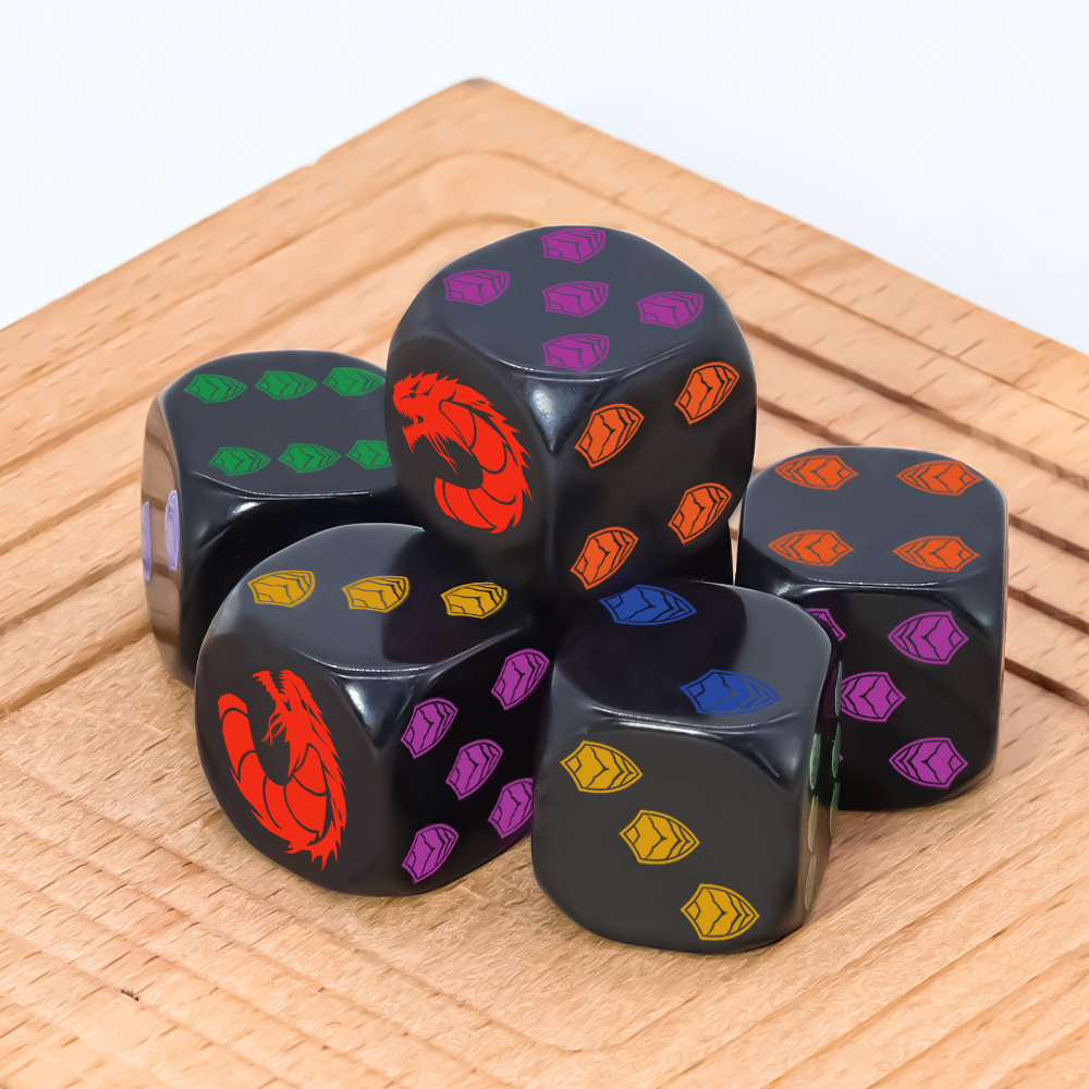6-teiliges Drachenschild-Wappe – Board Game Night Bewertung und Preis