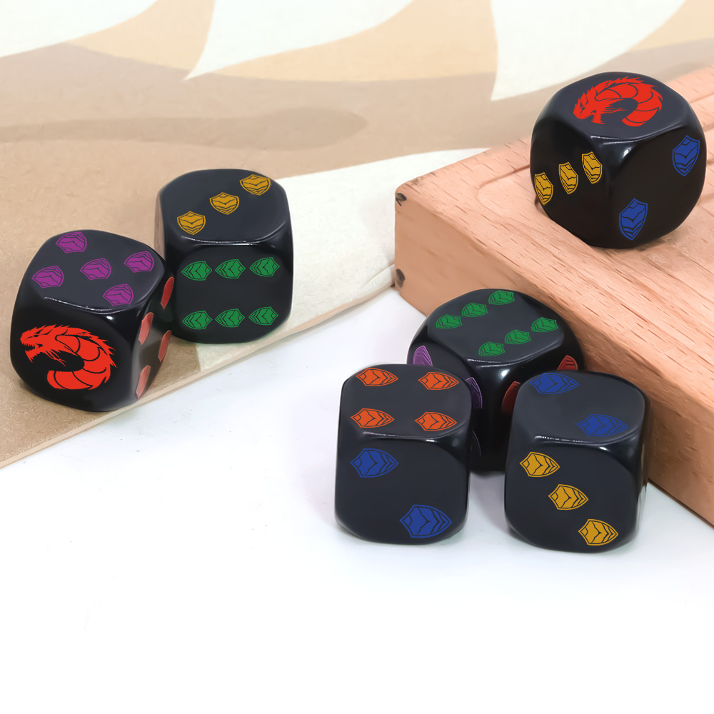 6-teiliges Drachenschild-Wappe – Board Game Night Bewertung und Preis
