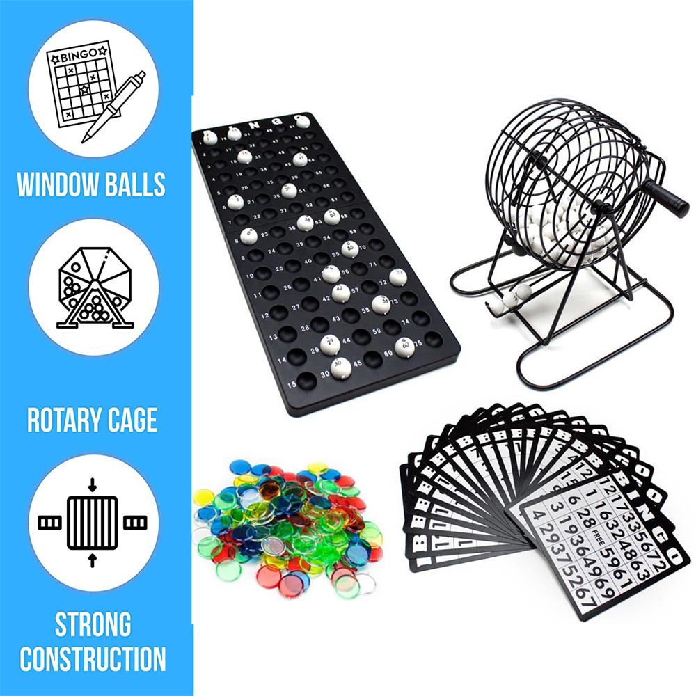 Bingo-Zubehör-Set, Metallkäfig – Board Game Night Bewertung und Preis